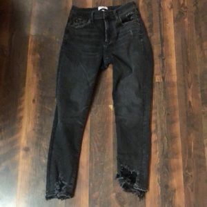 Agolde Black Wash Jeans